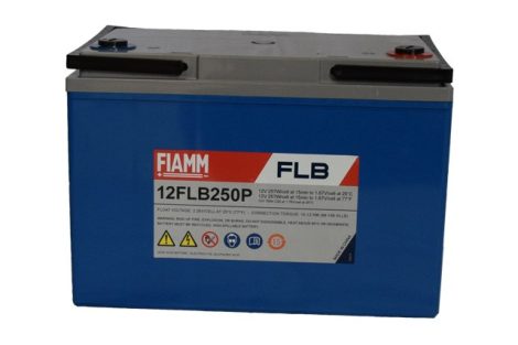 FIAMM 12FLB250P 12V 70Ah Nagy kisütőáramú ipari zárt (zselés) ólomakkumulátor