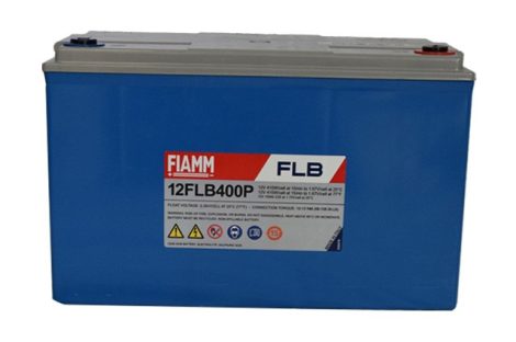 FIAMM 12FLB400P 12V 105Ah Nagy kisütőáramú ipari zárt (zselés) ólomakkumulátor