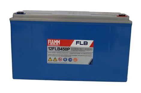 FIAMM 12FLB450P 12V 120Ah Nagy kisütőáramú ipari zárt (zselés) ólomakkumulátor