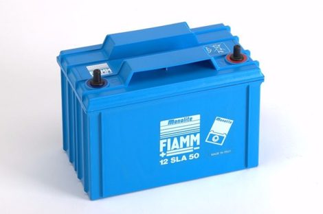 FIAMM 12SLA50L 12V 50Ah ipari zárt (zselés) ólomakkumulátor