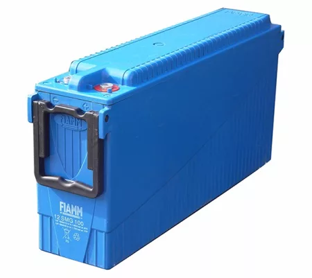 FIAMM 12SMG100 12V 100Ah Front terminal páncéllemezes ciklikus zselés ólomakkumulátor