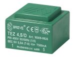 Breve Tufvassons TEZ 2,5/D 230/15V 2,5VA PCB transformer