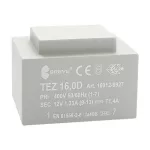   Breve Tufvassons TEZ 16,0/D 400/12V 16VA nyákba ültethető transzformátor