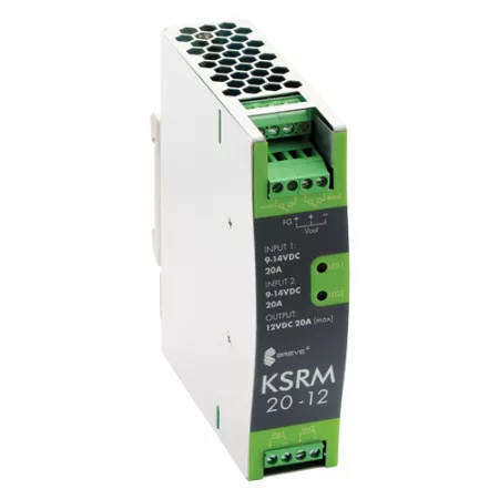 Breve Tufvassons KSRM 12V 20A redundanciamodul Breve Tufvassons KSRM 12V 20A redundanciamodul