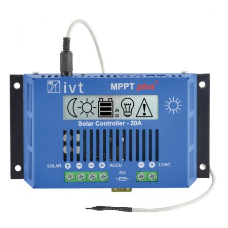 IVT MPPTplus-20A 12V / 24V napelemes töltésvezérlő