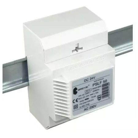 Breve Tufvassons PSLF 30 230/24VDC 30VA DIN rail mount transformer