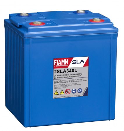 FIAMM 2SLA340L 2V 340Ah Ipari zárt (zselés) ólomakkumulátor