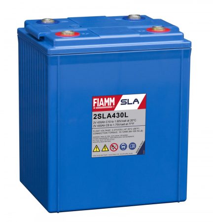 FIAMM 2SLA430L 2V 430Ah Ipari zárt (zselés) ólomakkumulátor