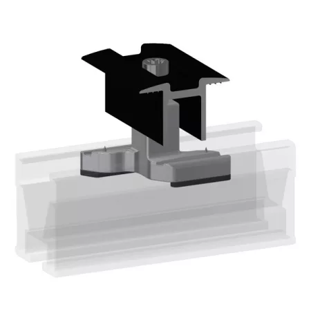 NovaFixx NOVA Clamp ONE with earthing black NovaFixx NOVA Clamp ONE with earthing black