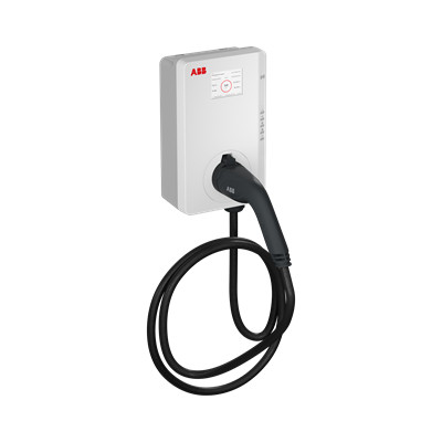 ABB Terra AC TAC-W7-G5-RD-MC-0 AC fali töltő, 7.4kW, 1fázis, 32A, 5m, T2 kábel, 4G RFID, AC-MID