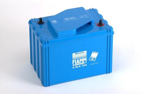 FIAMM 6SLA160 6V 160Ah ipari zárt (zselés) ólomakkumulátor