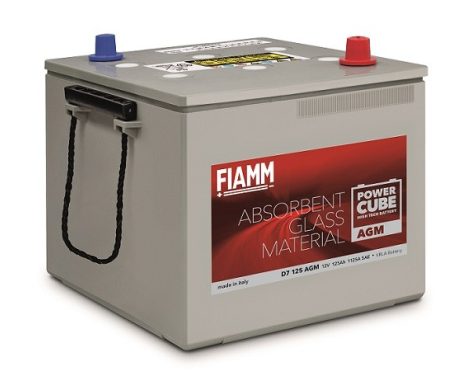 FIAMM POWERCUBE AGM D7 125 AGM 125Ah 1000A truck / work battery