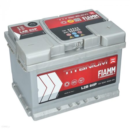 FIAMM TITANIUM PRO 60Ah 600A indítóakkumulátor