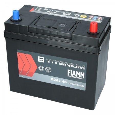 FIAMM black TITANIUM 45Ah 360A starter battery