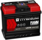 FIAMM black TITANIUM 60Ah 510A starter battery