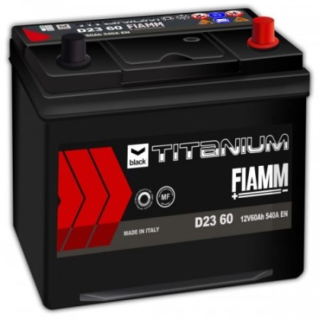 FIAMM black TITANIUM 60Ah 540A starter battery