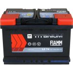FIAMM black TITANIUM 74Ah 640A starter battery