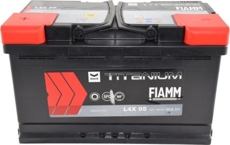 FIAMM black TITANIUM 95Ah 850A indítóakkumulátor