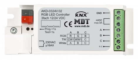 MDT AKD-0324V.02 3x12/24VDC 3A PWM KNX Dimmer actuator