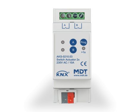 MDT AKS-0210.03 2x230VAC 10A KNX Switching actuator