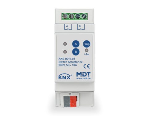 MDT AKS-0216.03 2x230VAC 16A KNX Switching actuator