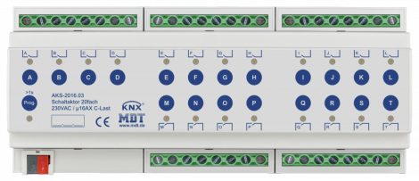 MDT AKS-2016.03 20x230VAC 16A KNX Switching actuator