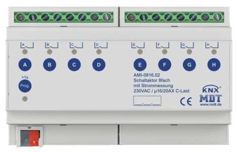 MDT AMI-0816.02 8x230VAC 20A KNX Switching actuator
