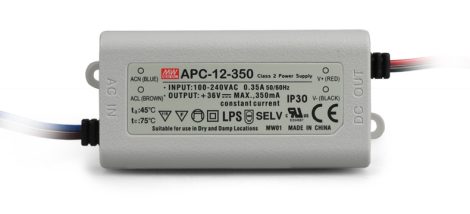 MEAN WELL APC-12-350 9-36V 0,35A 13W LED tápegység