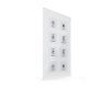 MDT BE-GT08W.01 8-fold KNX Glass push button