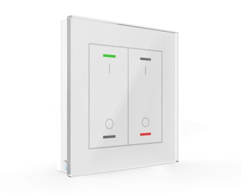 MDT BE-GTL2TW.B1 2-fold KNX Push button