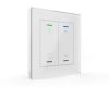 MDT BE-GTL2TW.D1 2-fold KNX Push button