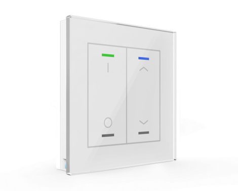 MDT BE-GTL2TW.D1 2-fold KNX Push button