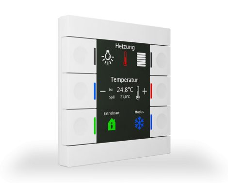 MDT BE-TAS86T.01 6-körös KNX nyomógomb