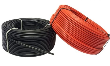 Solar cable H1Z2Z2-K 1x4 black