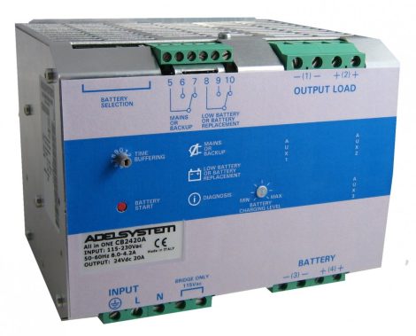 Adel System CB2430A 24V 30A akkumulátortöltő