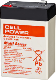 Cellpower CP4-6 6V 4Ah UPS battery