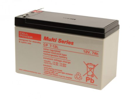 Cellpower CP7-12L 12V 7Ah UPS battery