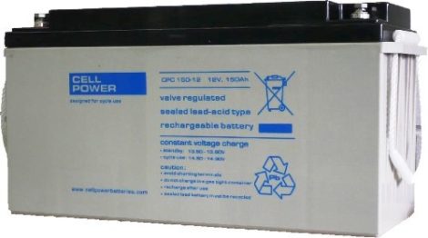 Cellpower CPC150-12 12V 150Ah cyclic/solar battery