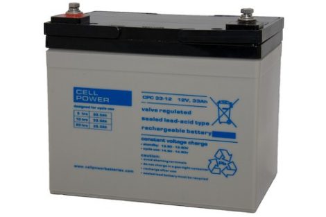 Cellpower CPC33-12 12V 33Ah ciklikus/szolár akkumulátor