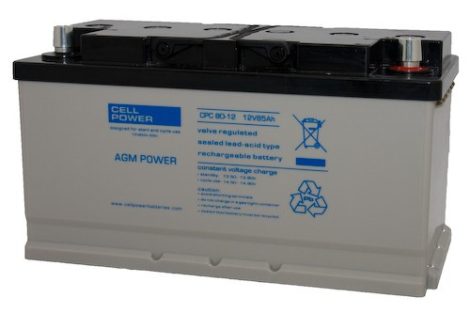 Cellpower CPC80-12AJ 12V 80Ah ciklikus/szolár akkumulátor