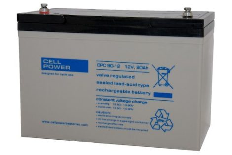 Cellpower CPC90-12 12V 90Ah ciklikus/szolár akkumulátor