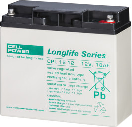 Cellpower CPL18-12 12V 18Ah szünetmentes/UPS akkumulátor