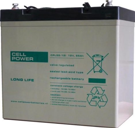 Cellpower CPL55-12I 12V 55Ah UPS battery