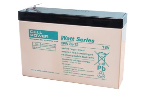 Cellpower CPW22-12 12V 4Ah szünetmentes/UPS akkumulátor