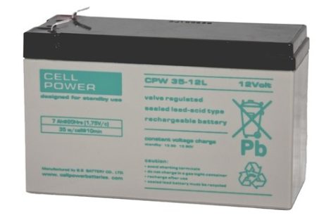 Cellpower CPW35-12L 12V 7Ah szünetmentes/UPS akkumulátor