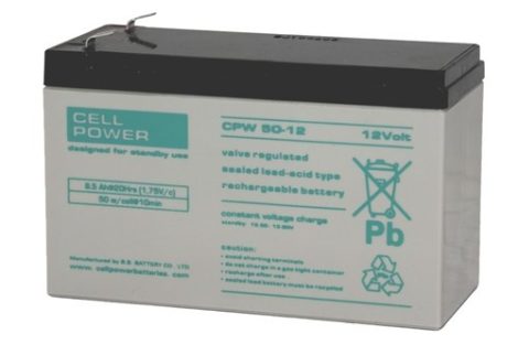 Cellpower CPW50-12 12V 8,5Ah szünetmentes/UPS akkumulátor