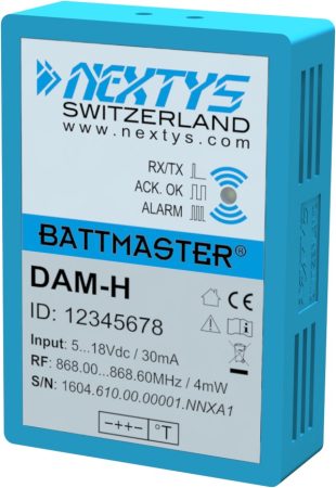 NEXTYS DAM-H 6V/12V akkumulátormérő egység