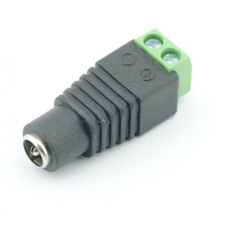 2,1x5,5mm/terminal block (female) DC plug
