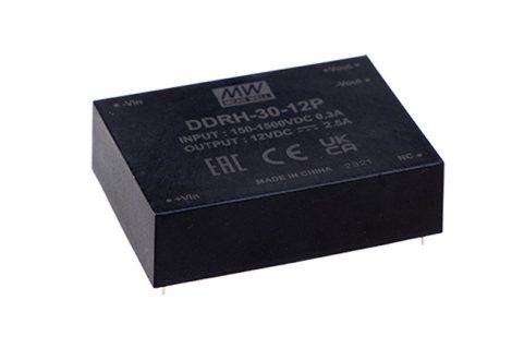 MEAN WELL DDRH-30-12P DC/DC converter; 150-1500V / 12V 0,05A; 30W