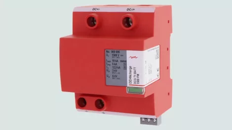 DEHN túlfeszültség-levezető T1+T2 Dehncharge energiatárolókhoz 1500 V DC-ig DEHN túlfeszültség-levezető T1+T2 Dehncharge energiatárolókhoz 1500 V DC-ig